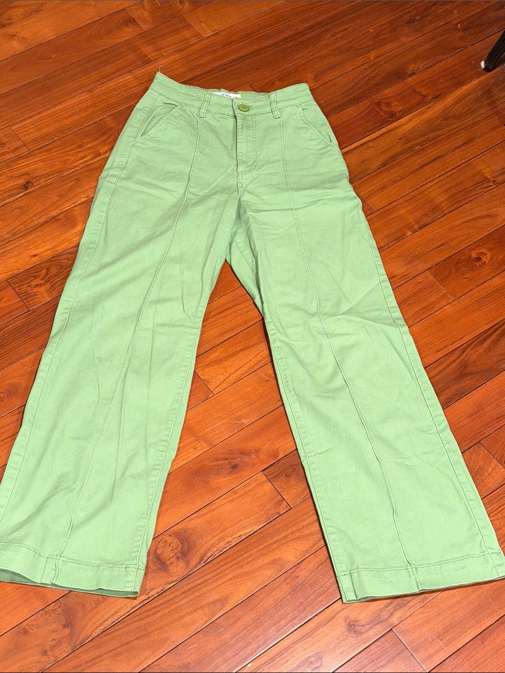 Cotton on wide leg flare Green pants size 2